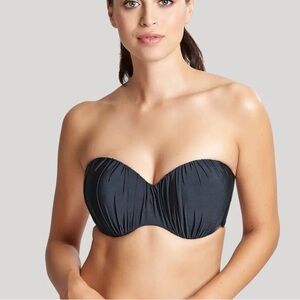 Panache Marina Padded Molded Bandeau Bikini Top 36DD
